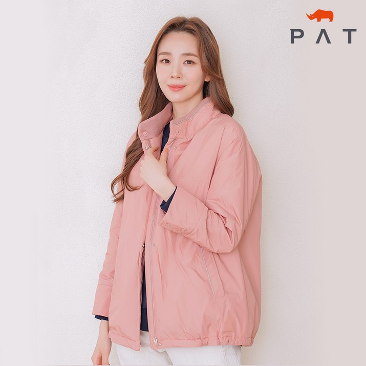 PAT 여성 니트카라 퀼팅안감 숏점퍼1I21302