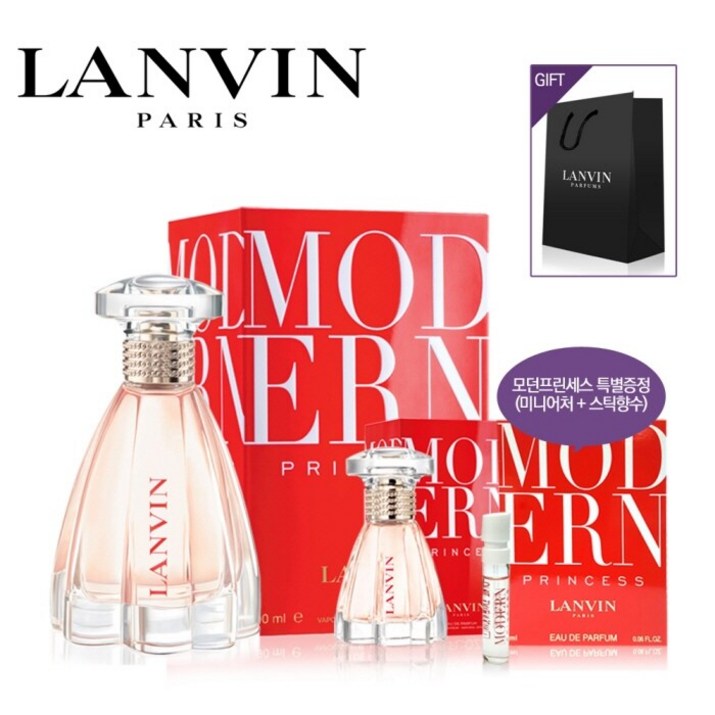 랑방 모던 프린세스 오드퍼퓸 60ml 풀세트 본품미니스틱쇼핑백 랑방 모던 프린세스 오드퍼퓸 60ml 풀세트 본품미니스틱쇼핑백