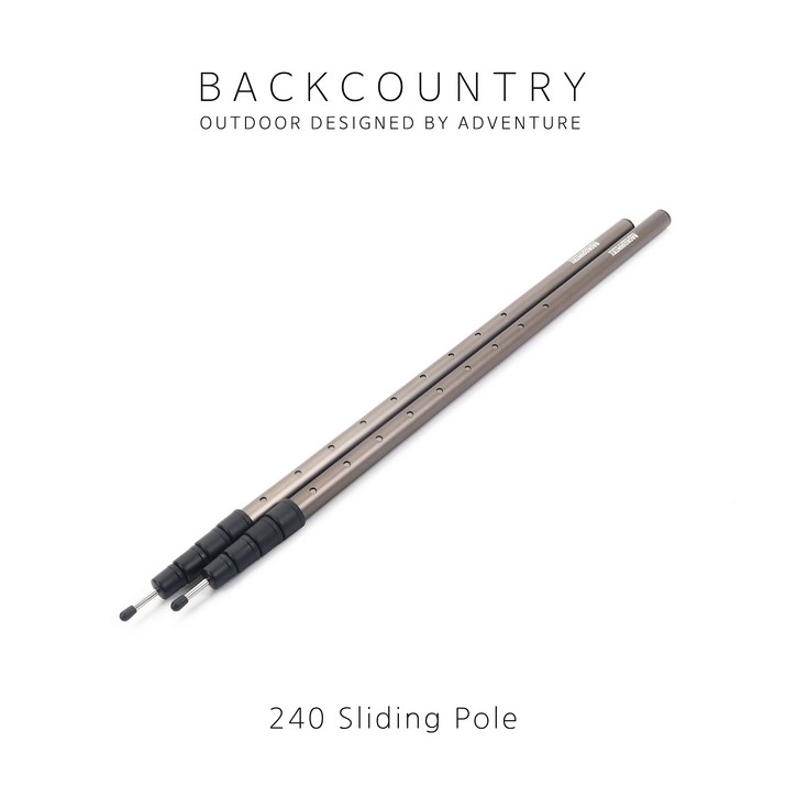 BACKCOUNTRY 슬라이딩 타프폴 240cm
