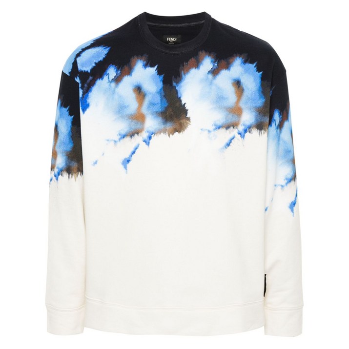 펜디 로고 패치 스웨트셔츠