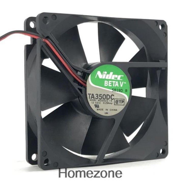 TA350DC M3342216 12V 0.29A 92x92x25MM 일본 Nidec 냉각 팬용