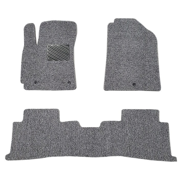 포시즌 차량용 코일카매트 확장형 1+2열 일체형 3p