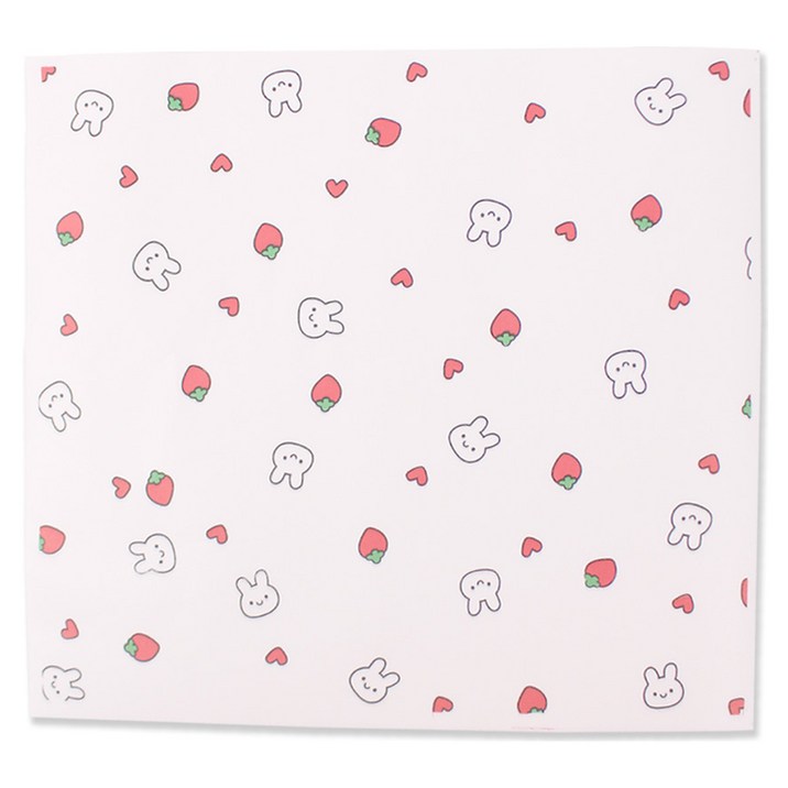 아이엔피 다용도 디자인 미니 코팅깔지 베리토끼 16.5 x 18cm