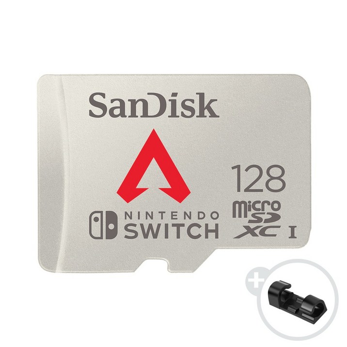 샌디스크 닌텐도 스위치 Apex Legends 마이크로 SD 카드 + 데이터 클립, 128GB