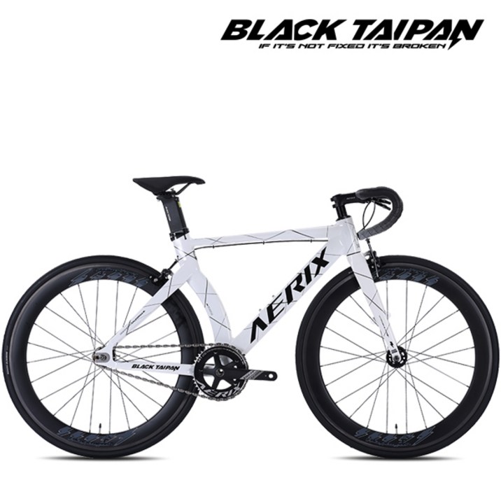 블랙타이판 경량 알루미늄 에어로 픽시자전거 카본림 카본포크 에릭스 700C, 1개, 165cm, 에릭스 510 화이트 반조립