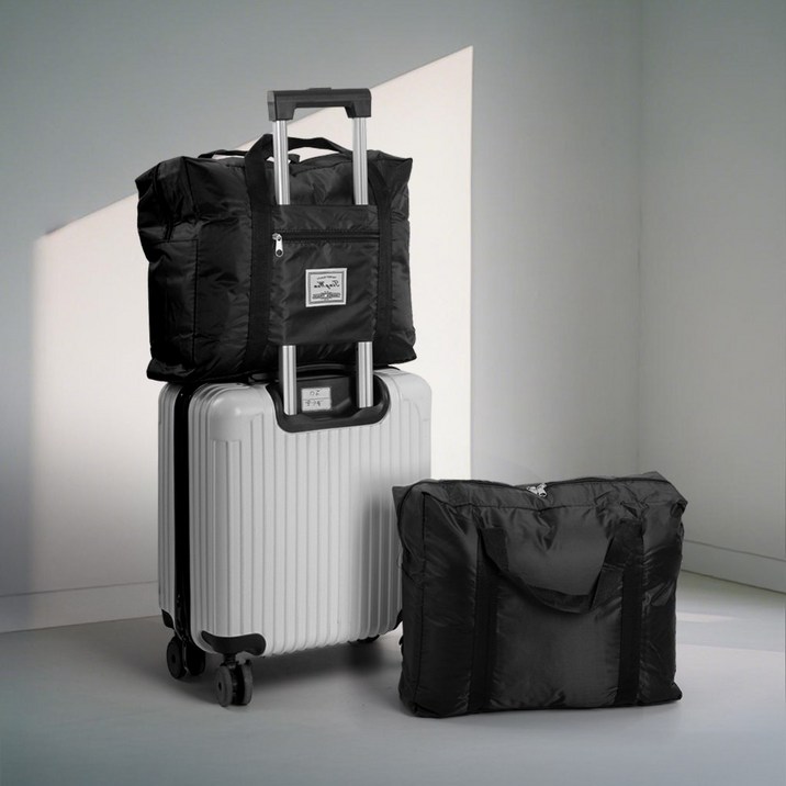 코지스 접이식 여행용 보스턴백 캐리어 결합 보조가방