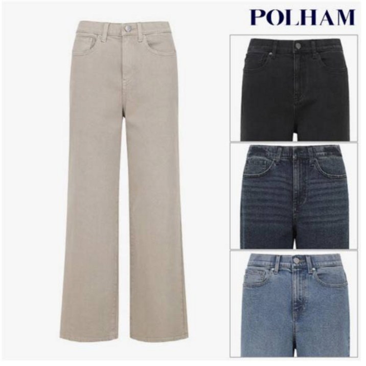 폴햄 PHE3DP2033 여성 컴포트 세미와이드핏 데님 팬츠 청바지 PHE3DP2033A