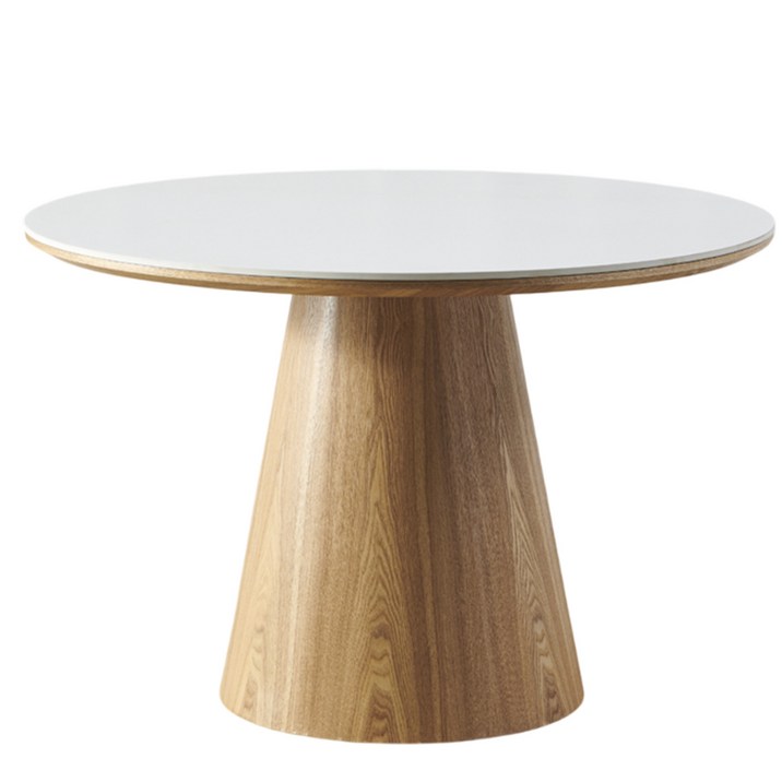 트리몬 TM03 포세린 오크 월넛 원형 750 850 1000 1100 1200 세라믹식탁, 오크연한색, 2인용