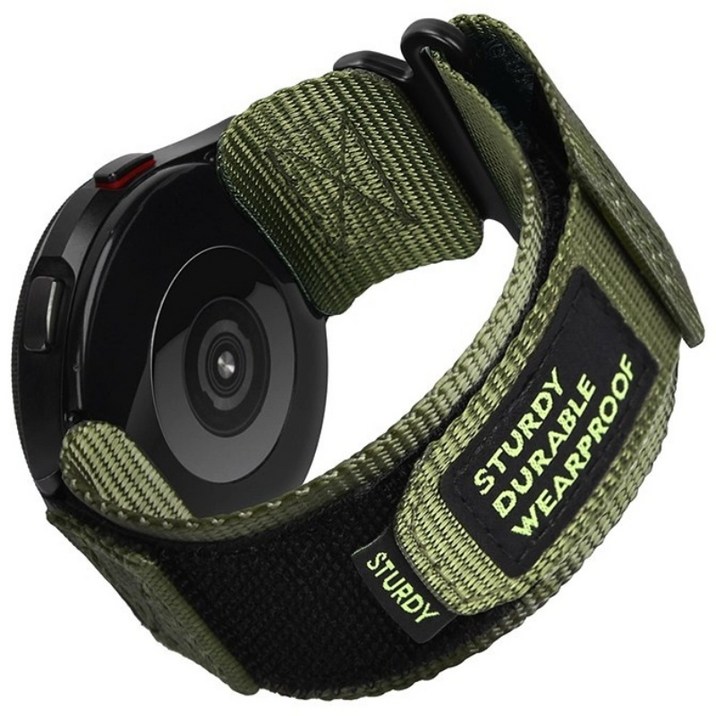 모어피크 갤럭시워치 호환 아웃도어 스포츠 나일론 나토 벨크로 스트랩 20mm