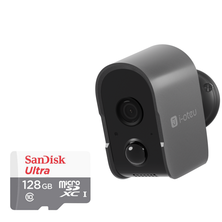 아이오트 2K QHD 무선 스마트 홈 카메라 현관 CCTV S6  SD카드 128GB, S6 그레이  SD카드 128GB, 1개
