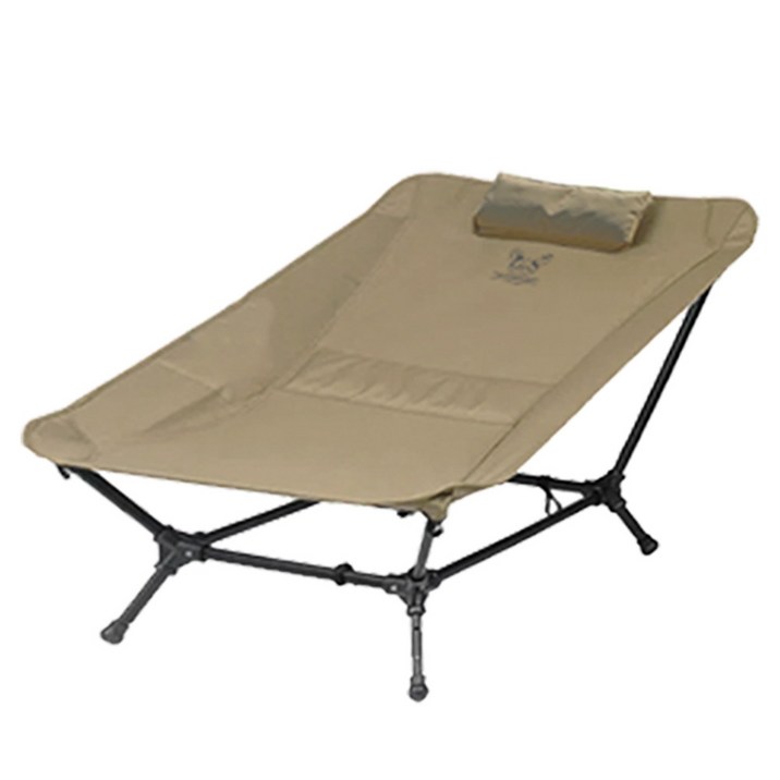 매드독캠프 카몬 베드체어 캠핑 릴렉스 경량체어 내하중180k, 탄베이지(메쉬커버포함), 1개