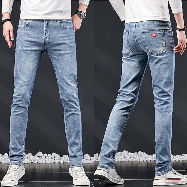 여름용 남자 청바지 스판 슬림스키니핏 남자바지