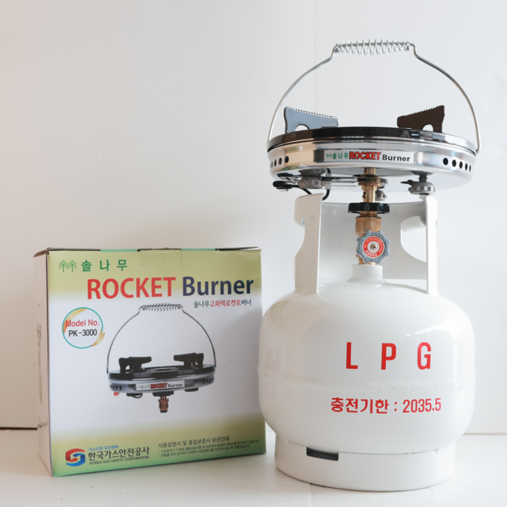 3kg LPG가스통 + 안전마개