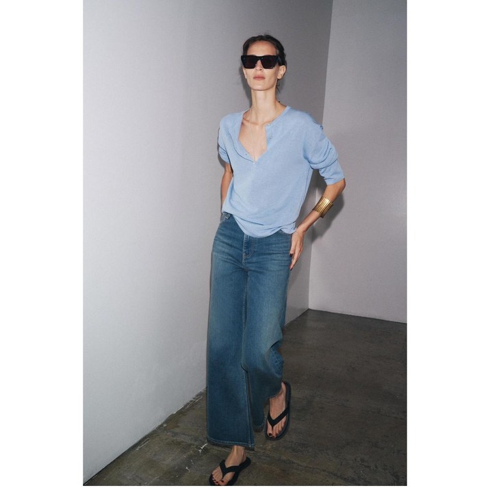 zara 자라 오버사이즈 플레인 니트 스웨터 2142/093 2142093