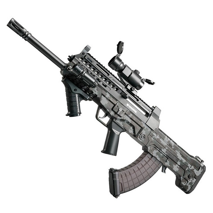 프랜드 QBZ97 전동 중형 M811 물총, 카모위장색, 1개