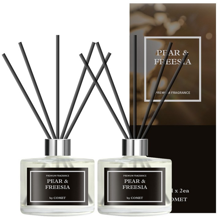 코멧 디퓨저 200ml 2개 섬유스틱 10개 세트 코멧 디퓨저 200ml 2개 섬유스틱 10개 세트