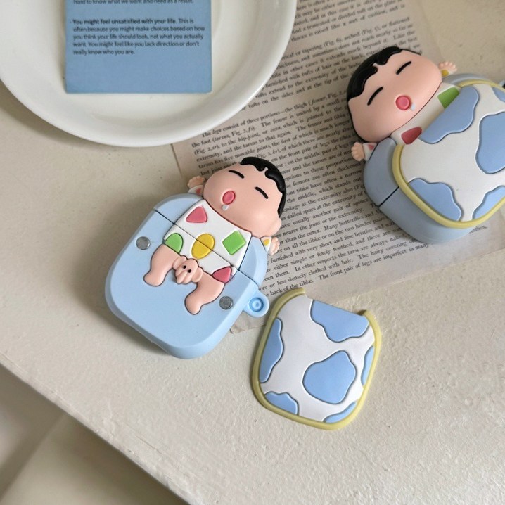 이불 캐릭터 에어팟케이스