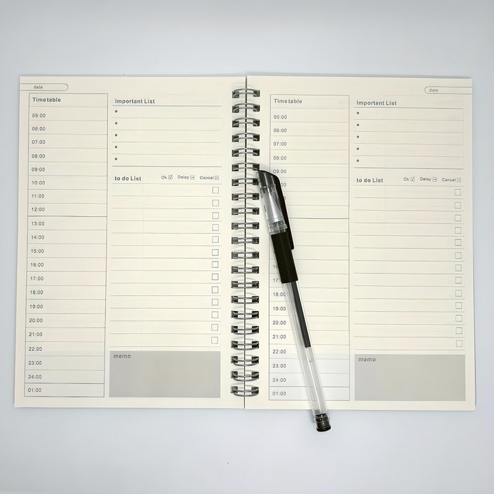 100일의 기적 타임테이블 스케줄러 노트, 100일의 기적 타임테이블 스케줄러 노트, 1