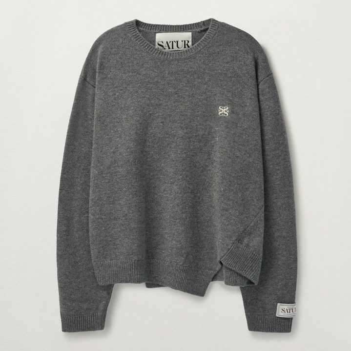 세터 남녀공용 더블린 언발란스 캐시미어 블렌드 니트