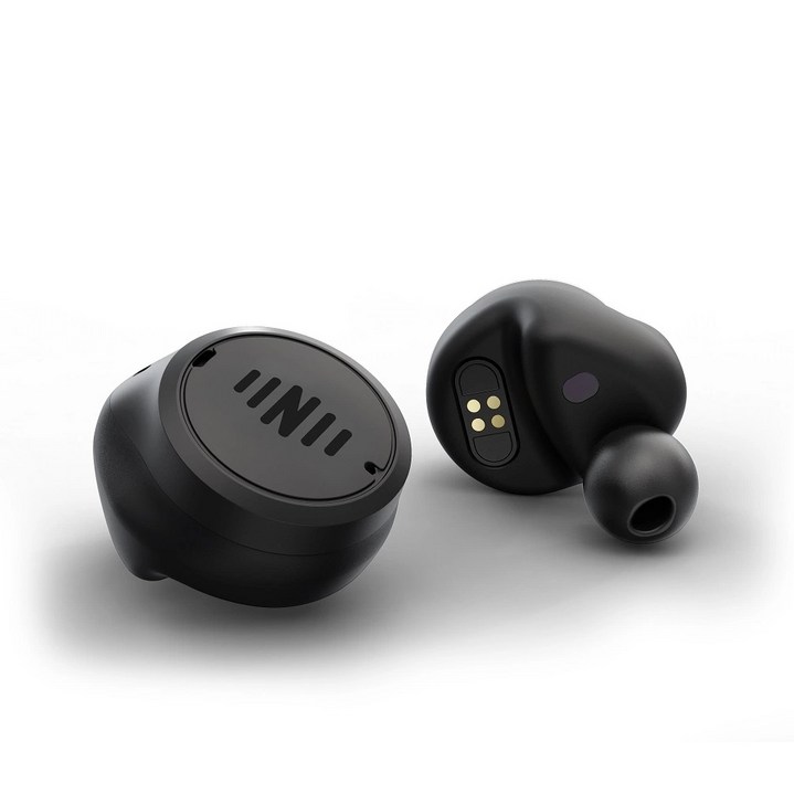 뉴히어라 IQBuds2 MAX 블루투스 이어폰, NU318, 블랙