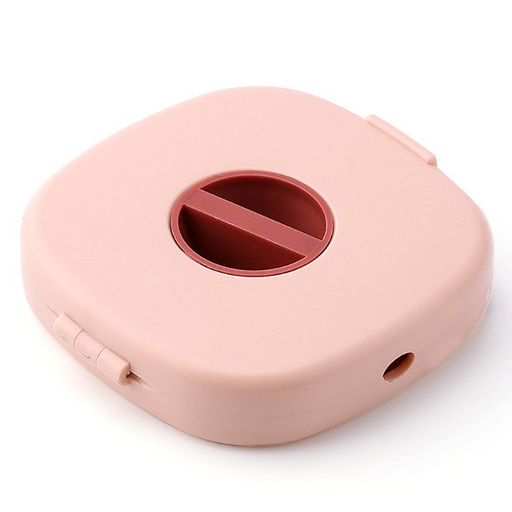USB 이어폰 케이블 휴대용 보관함 2p, 단일상품, 핑크
