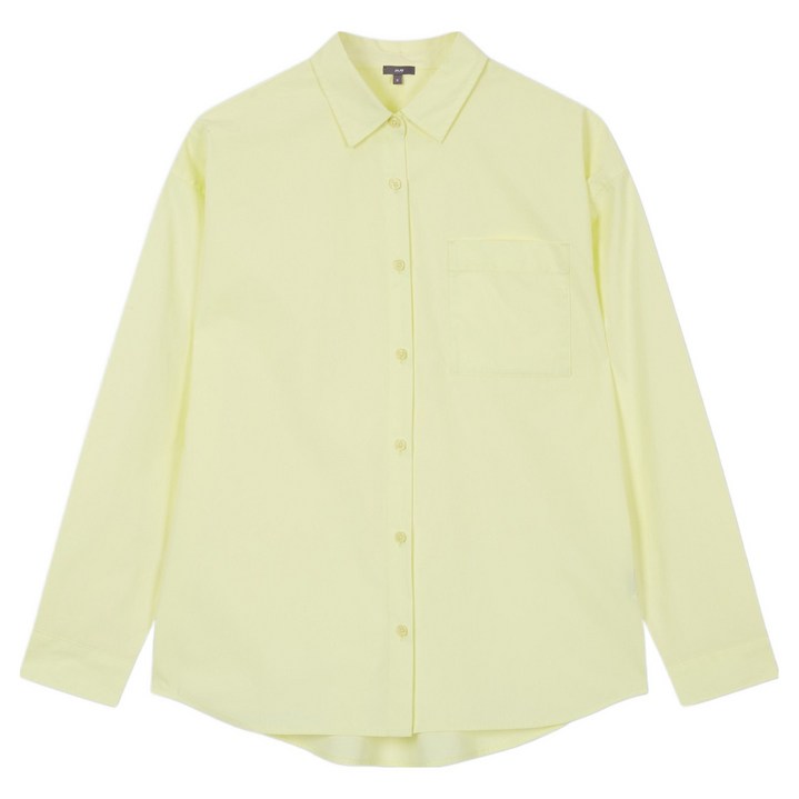 JAJU 여성용 탄탄 사각사각 세미 루즈핏 셔츠