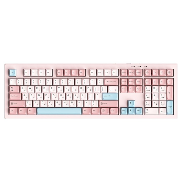 AULA 독거미 한글 저소음 펀키스 멤브레인 유선 키보드