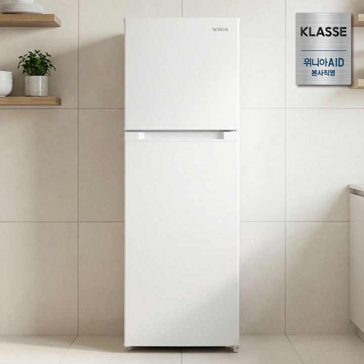 위니아 미니 소형 냉장고 WWRB171KEMWWO(A) 원룸 자취 모텔 사무실 173리터 2도어 화이트, WWRB171KEMWWO(A)
