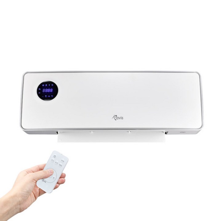 파비스 (전국하이마트AS) 24시간 타이머 실내 온도 설정 기능(10~49도) PTC 리모콘 오토스윙 벽걸이 온풍기 ELT-20H