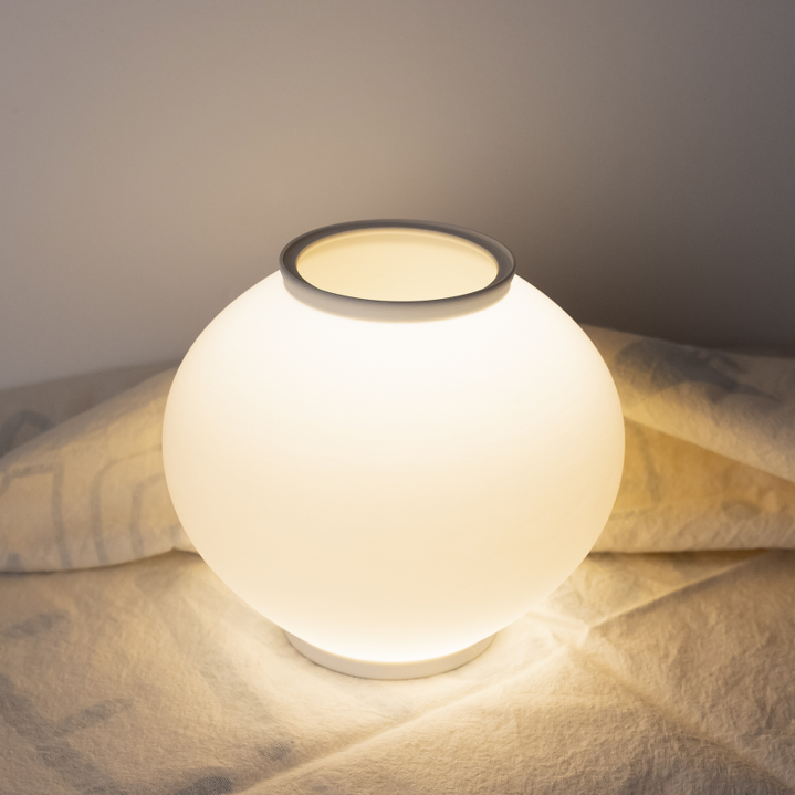 로피어스 달항아리 조명 대 20cm / LED 무드등 스탠드 수면등 취침등 수유등 / 개업, 집들이, 외국인, 전통, 감성