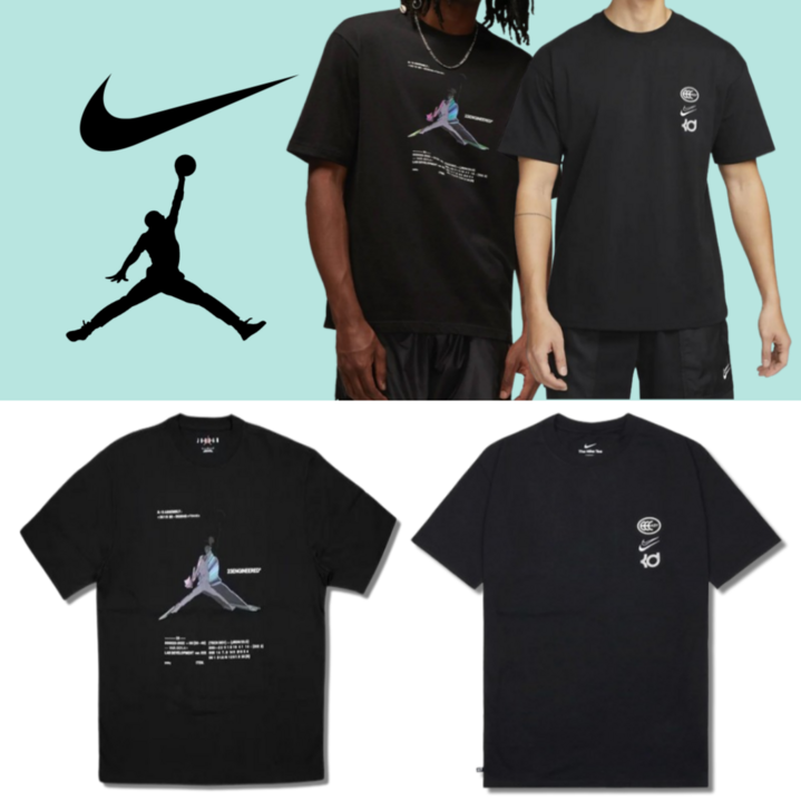 [100%정품/당일출고] 나이키 조던 듀란트 루즈핏 반팔 티셔츠 2종 택1 남여공용 기능성 숏슬리브 면티