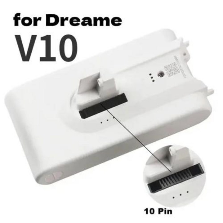 진공 청소기 교체 예비 배터리, 샤오미 Dreame V8,V9,V10,V10Pro,VVN3,VVN4,VVN5,XR 리튬 이온 배터리용, 5000mAh