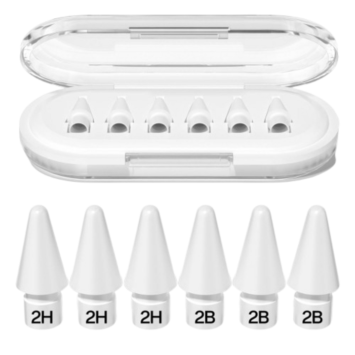 투에이비 애플 펜슬 호환 2B+2H 펜촉 SET