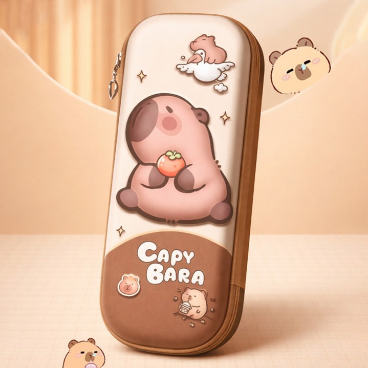 골든 카피바라 3D 입체 필통