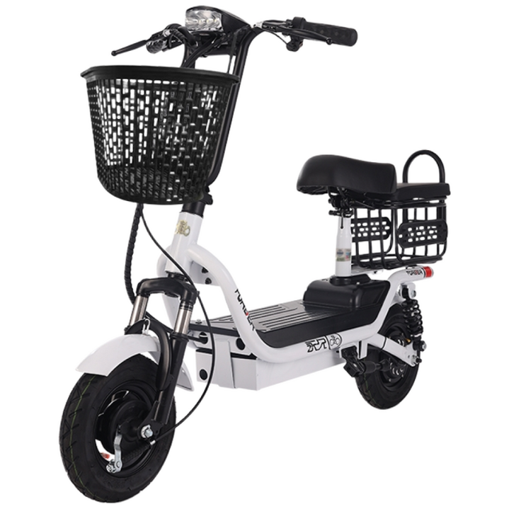 윈디드 접이식 전동 스쿠터 전기 킥보드 자토바이, 화이트 엘프 베이직 8Ah