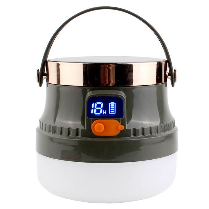 디알고 C타입 충전식 100 LED 야외 캠핑 랜턴 RCL05, 카키, 1개 디알고 C타입 충전식 100 LED 야외 캠핑 랜턴 RCL05, 카키, 1개