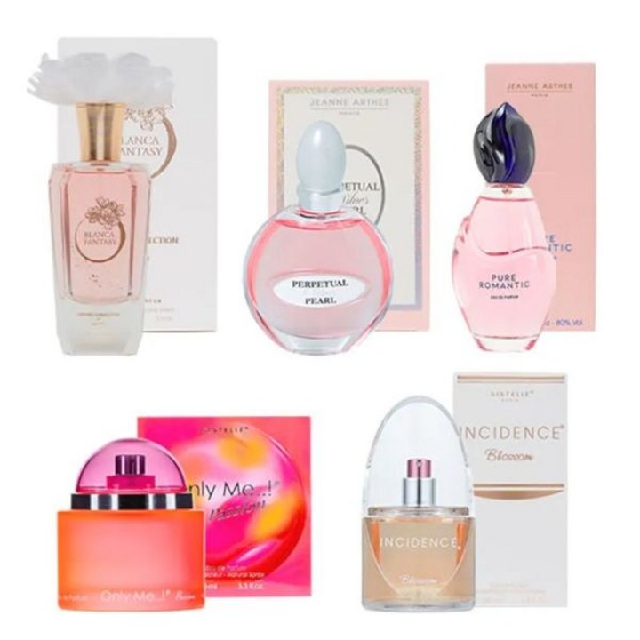 유지인의 프랑스향수 시즌13 전구성 100ml 5종 블랑카판타지인시던스블로썸온리미패션퓨어로맨틱퍼페츄얼실버펄, 1세트