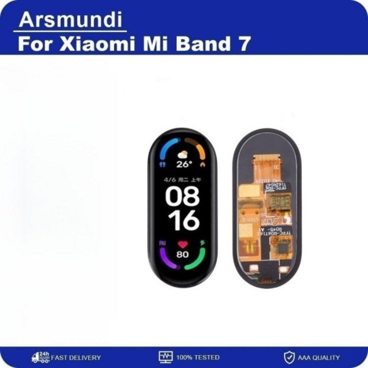 쿠쿠스토어 샤오미 밴드 7 스마트 팔찌 LCD 디스플레이 터치 스크린 NFC 없음 오리지널 AMOLED