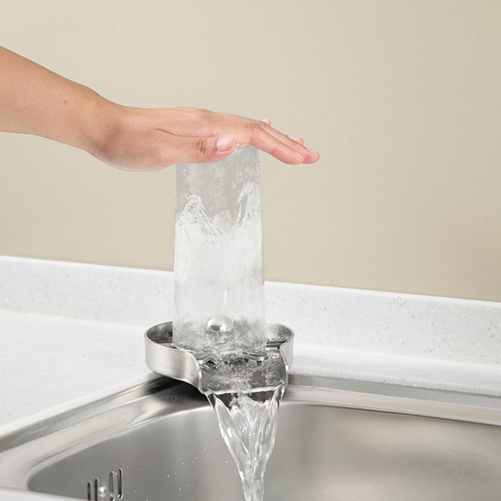 방문설치포함현대큐밍 프리미엄 자동 컵세척기 고압 회전 텀블러세척 싱크대 컵 세척기 HZZCD00S0D, 1세트, 방문설치형