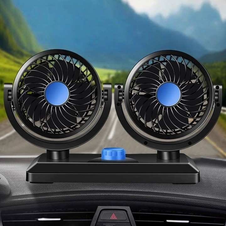 차량용선풍기 듀얼 화물차 자동차 서큘레이터 미니 차풍기