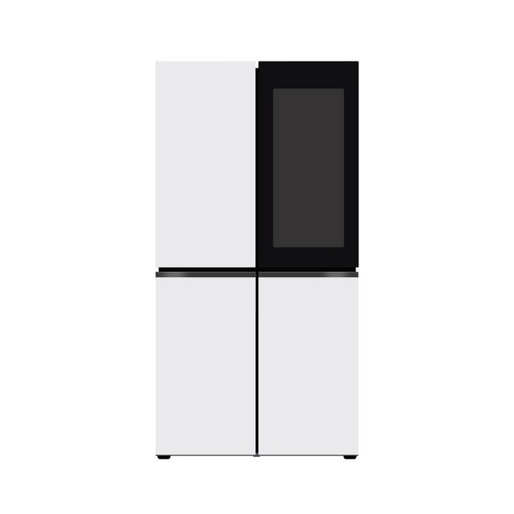LG전자 LG 오브제컬렉션 노크온 양문형냉장고 T873MWW312 870L 무료배송 .., 단일옵션