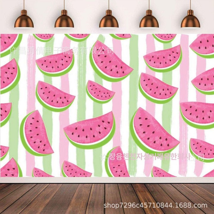 하와이 테마 수박 풍선 세트 파티 크리스마스 헬륨