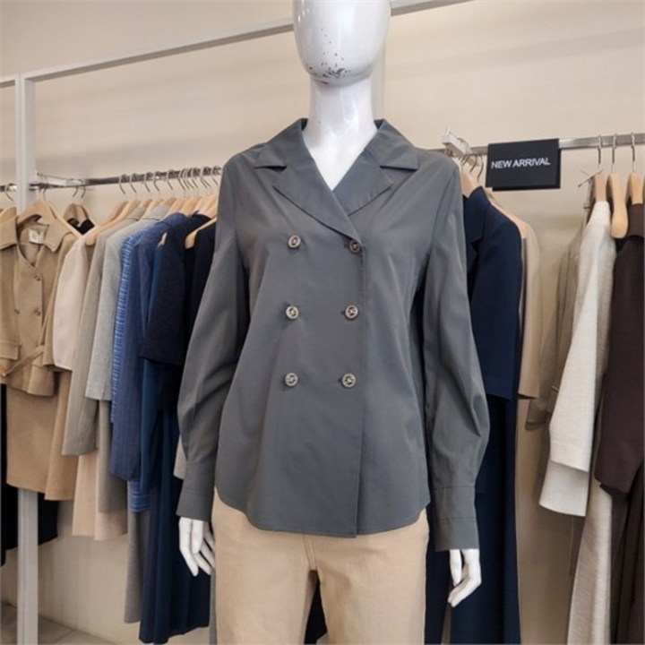 블루페페 SH02 단추라인  블라우스 KA 231MSC724