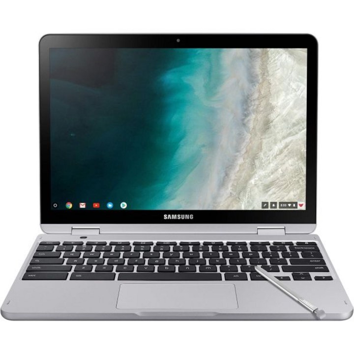 SAMSUNG삼성 크롬북 플러스 V2 투인원 4GB 램 32GB eMMC 13MP 카메라 크롬 OS 12.2인치 1610 종횡비 라이트 타이탄XE520QABK01미국