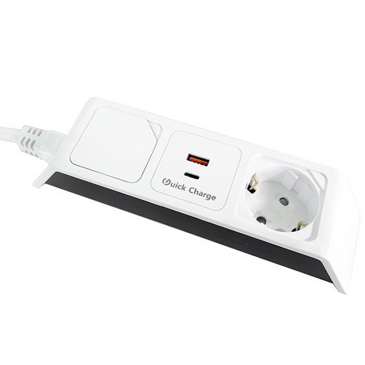 네모탭 USB 일반 고속충전 C타입 멀티탭 2구 SY-NA2 USB CT
