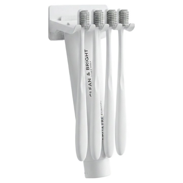 모바이브 무타공 칫솔걸이 4구