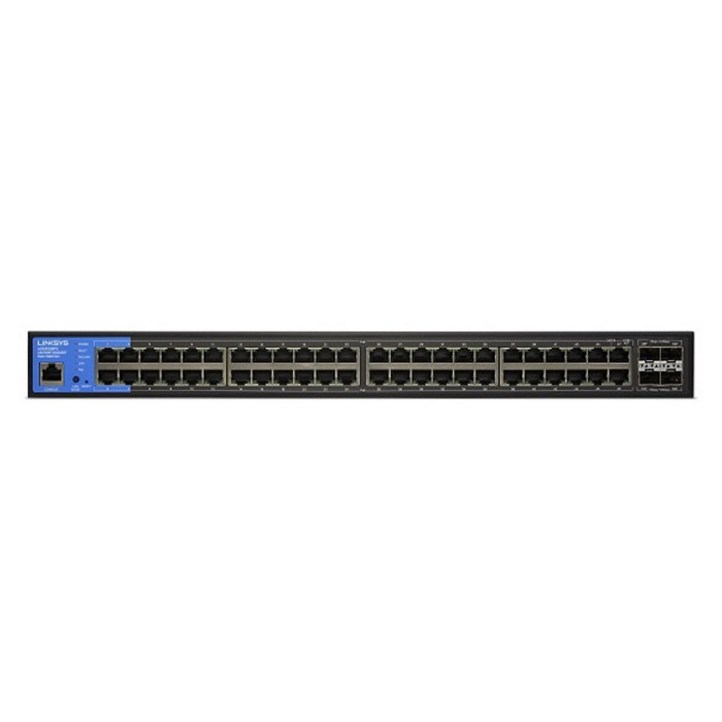 링크시스 48포트 PoE 1000Mbps10G 4SFP 스위칭허브, 1개 링크시스 48포트 PoE 1000Mbps10G 4SFP 스위칭허브, 1개