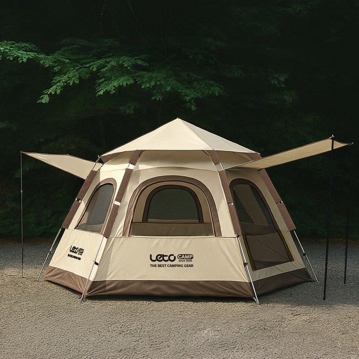 레토 육각돔 원터치텐트 그늘막 피크닉 쉘터 LCEOT02