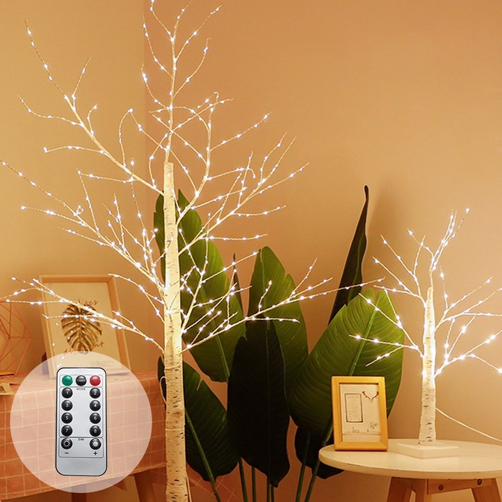 품질보장 페어홈 LED 자작나무 트리 스탠드형 무드등 조명 55300350400