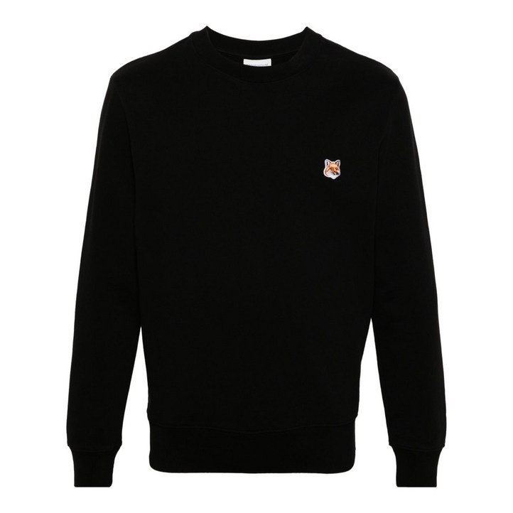 Maison Kitsuné 폭스 패치 스웨트셔츠
